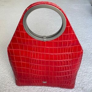 Vintage, red, Elaine Turner Designs handbag